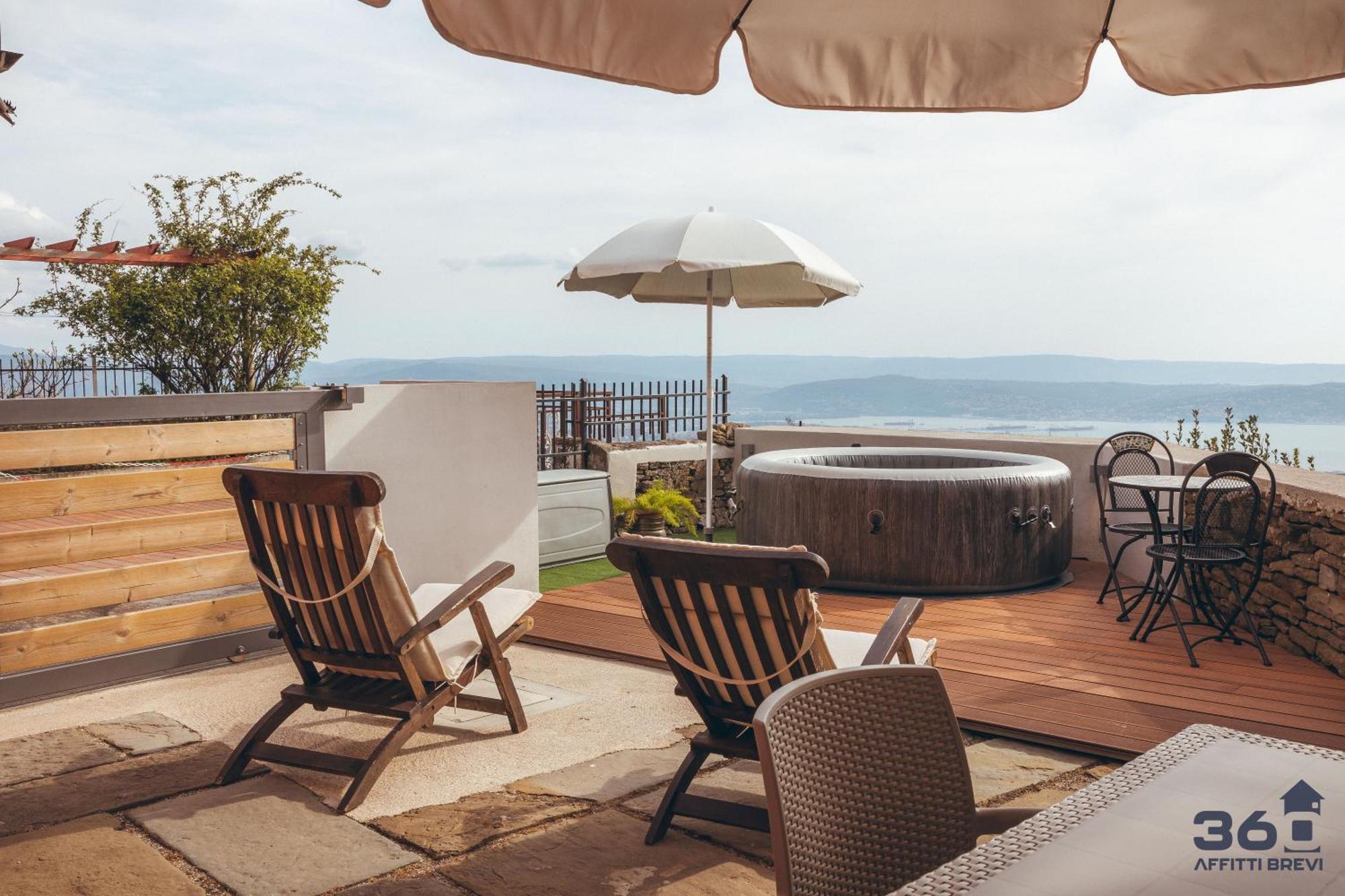 Trieste 10Min Dal Centro Villa Privata Con Jacuzzi Exterior photo